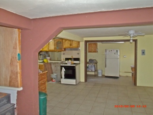 Dinning area to the Kitchen and storage